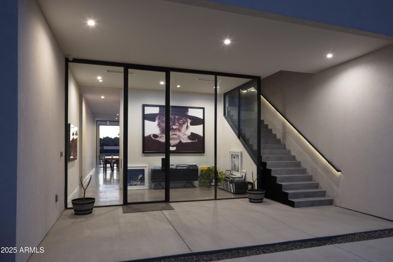 Entry View and Gallery Stairs