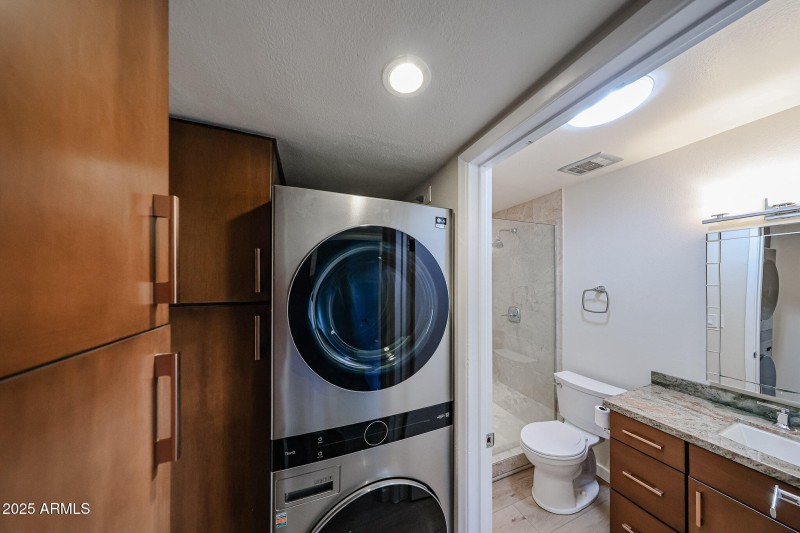 Laundry and Hall Bath