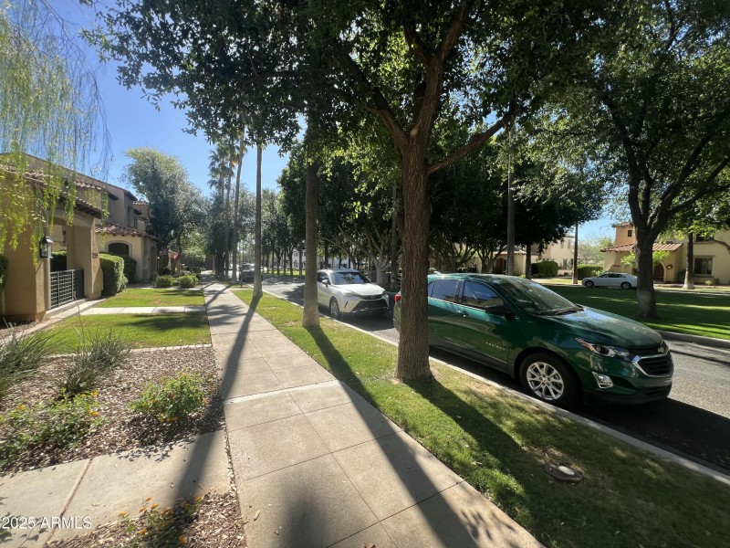 Park in front of home