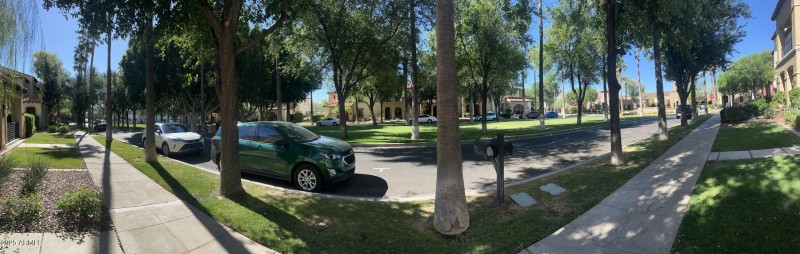 Park in front of home