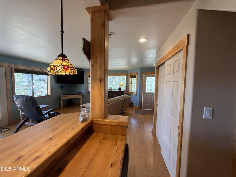 View from behind the bar