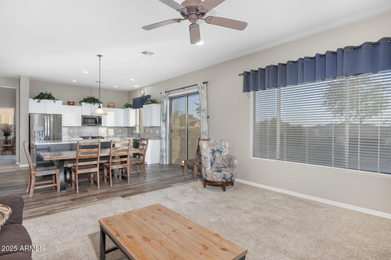 Family Room Open to Kitchen