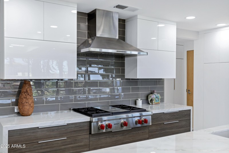 Remodeled Kitchen with Wolf Stove