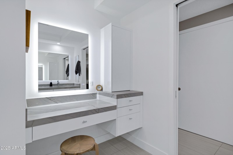 Vanity Space in Primary Bathroom