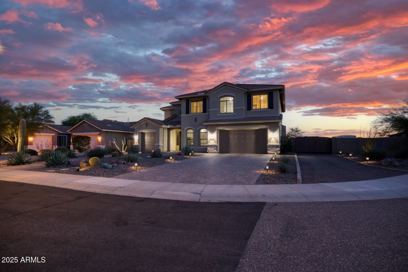 Front of Home Twilight