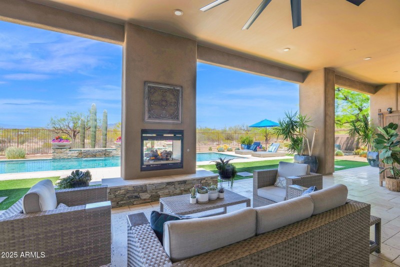 Generously Sized Covered Patio