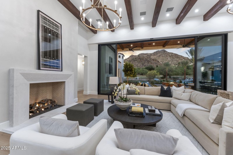 Great Room view evening