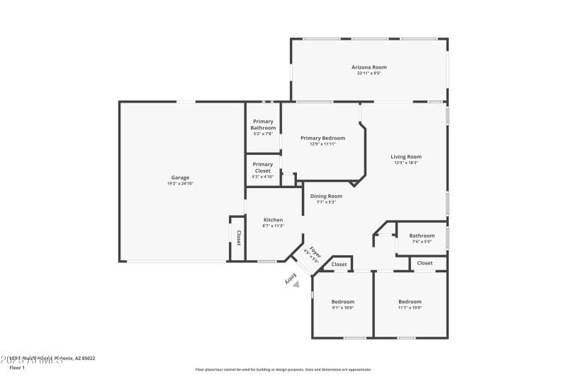 905 E Bluefield floorplan