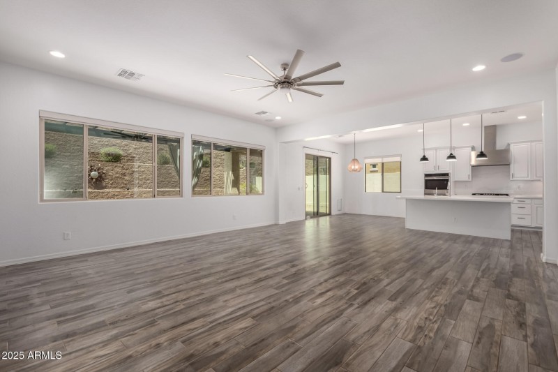 Great Room w/large windows