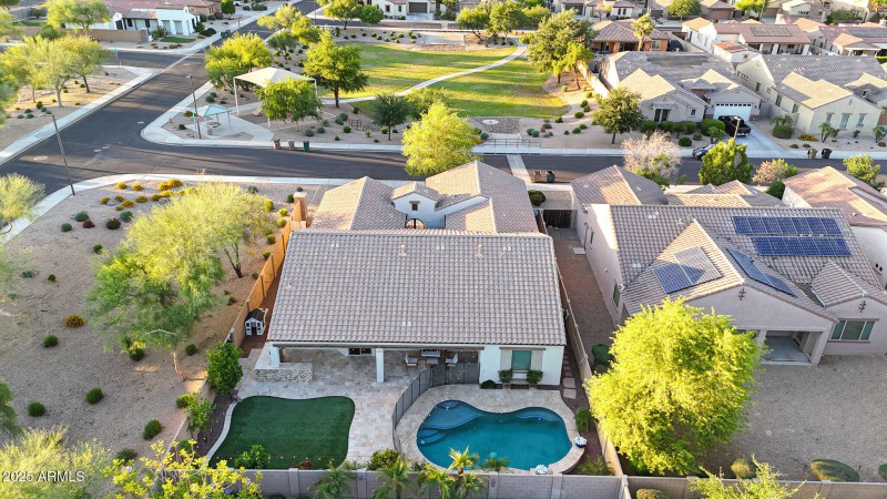 Across from greenbelt /park