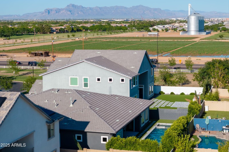 View of iconic Morrison Ranch Silos
