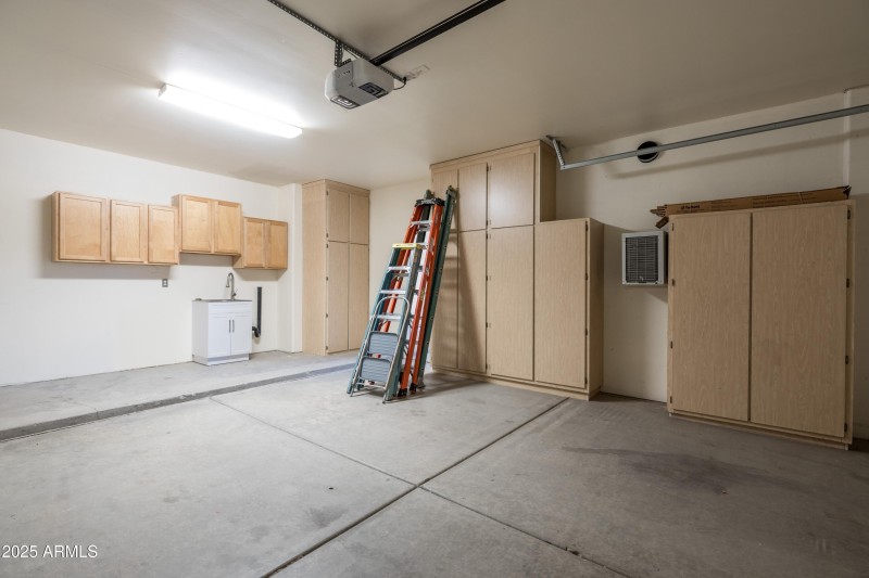 Garage w/ Cabinet Space