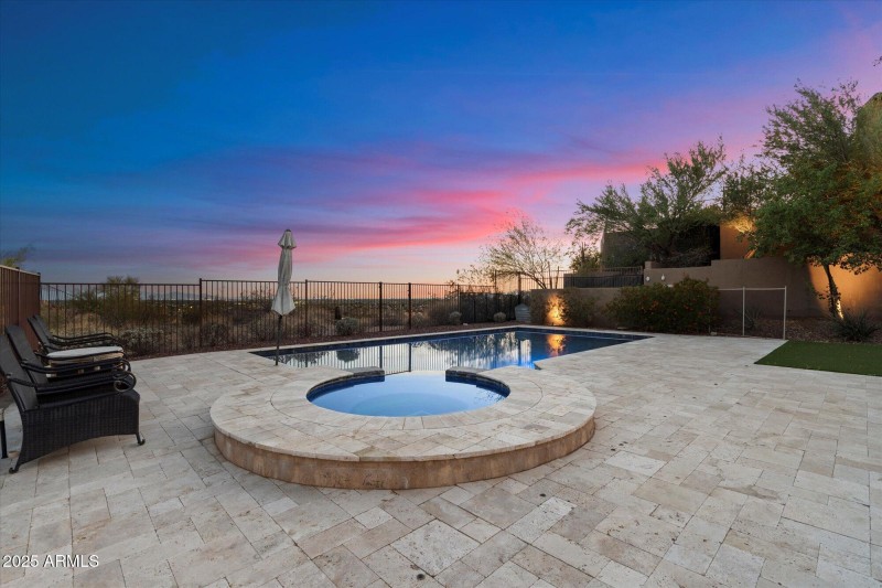 Spa Overlooking Mountains