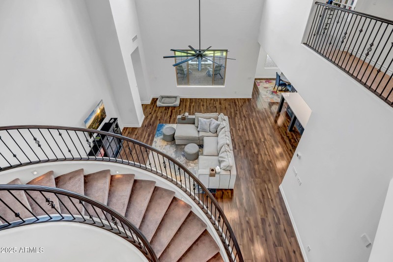 VIEW FROM UPSTAIRS LOFT