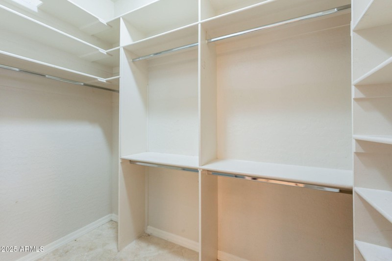 Spacious Walk in Closet
