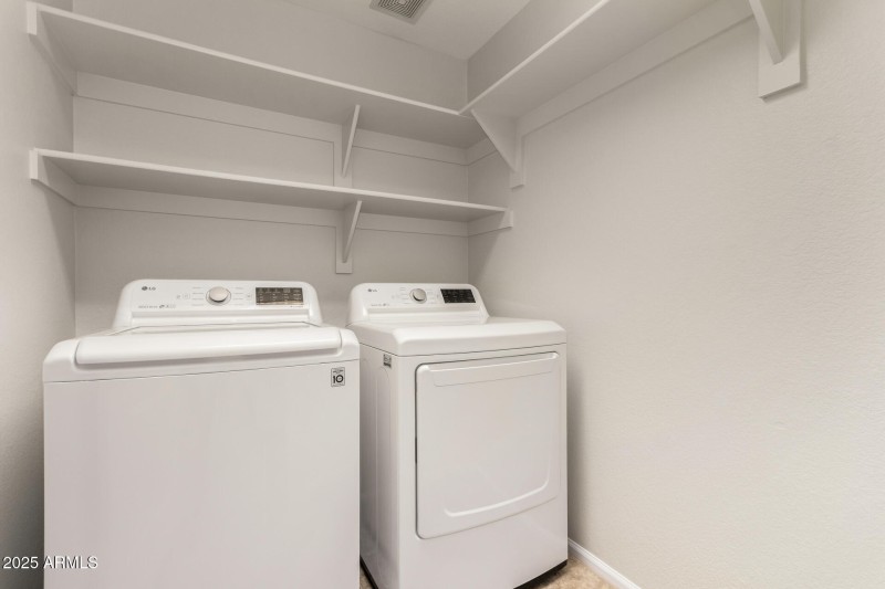 New washer and dryer