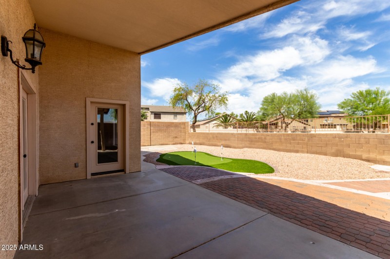 Greenbelt behind yard