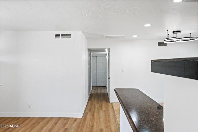 Living Area Hall to Bedrooms