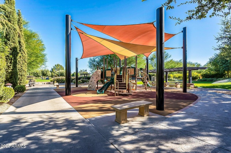 Tot lot play area