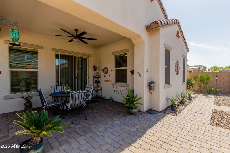 Pavers, Fountain and more.