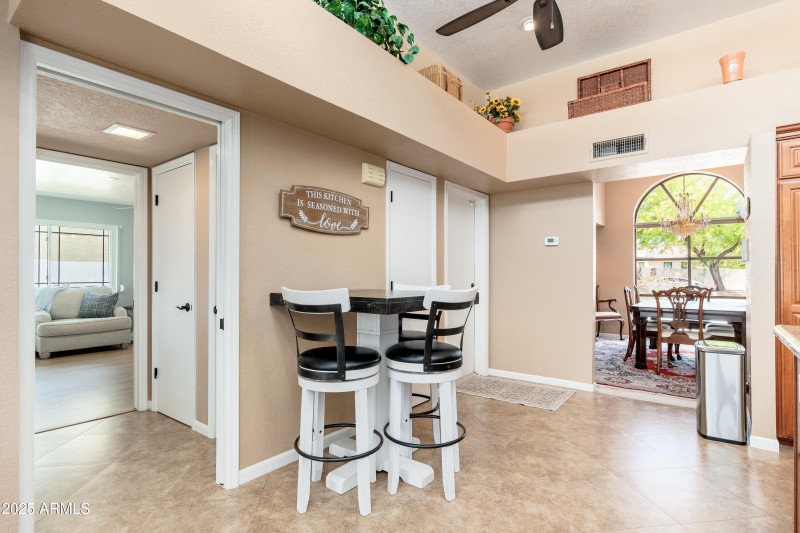 Eat in kitchen 12' L x 15' W