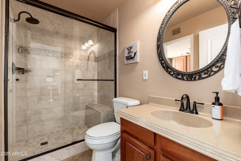 West bath with new shower