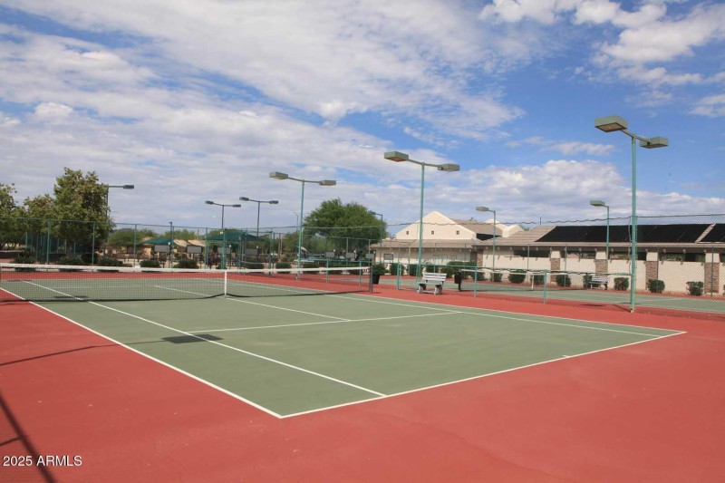 Lighted Tennis Courts