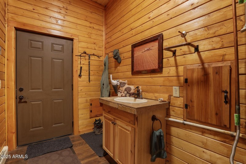 Extra room off garage