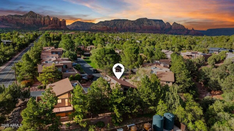 Picturesque Property at Sunset