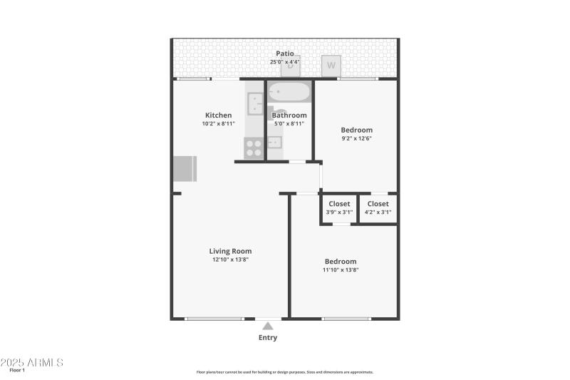 Unit #B - Floor Plan