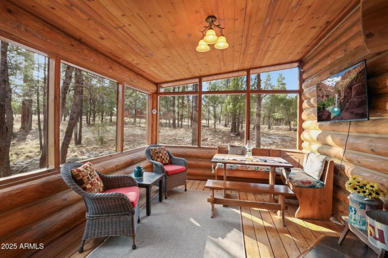 Back screened in porch