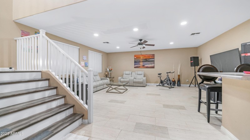 Basement Game or Movie Room