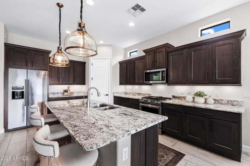 Kitchen with Gas Stove