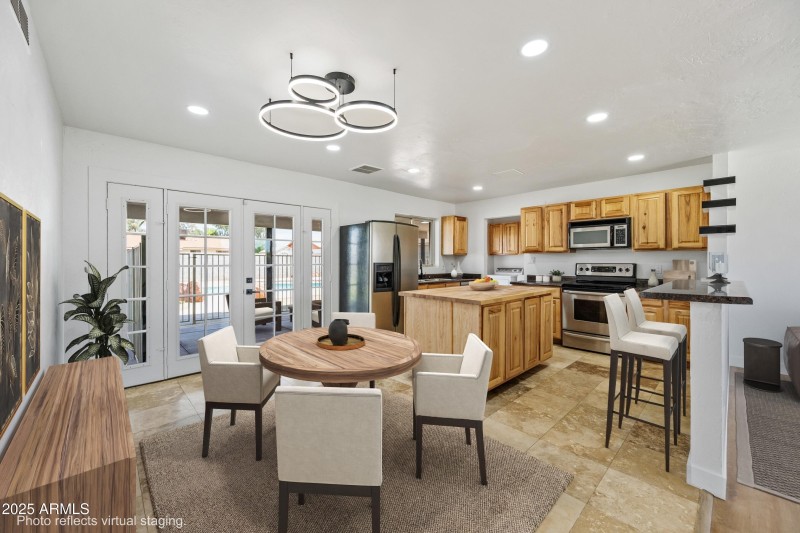 Kitchen and Dining Furnished