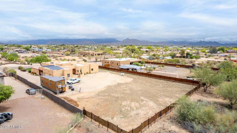 Rear Lot & Rooftop Solar View
