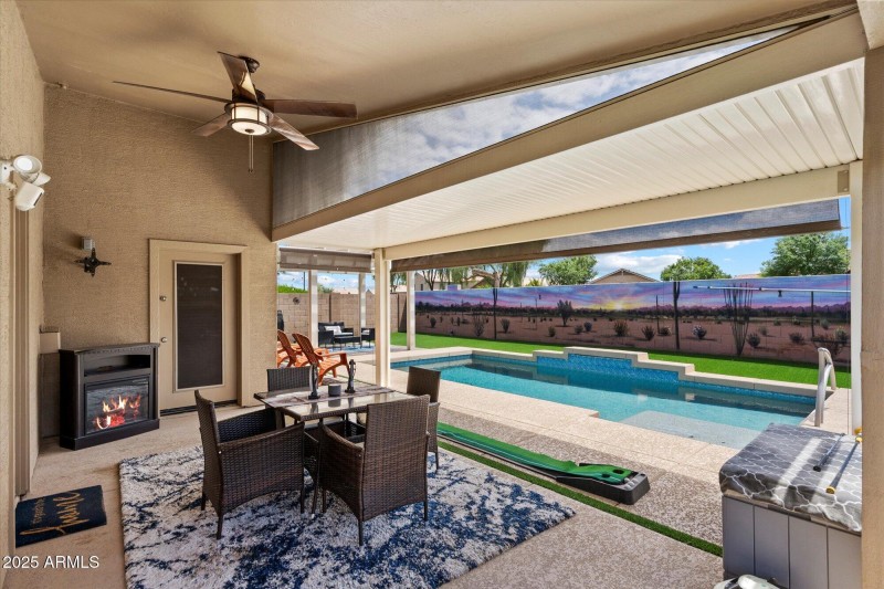 Expansive Covered Patio