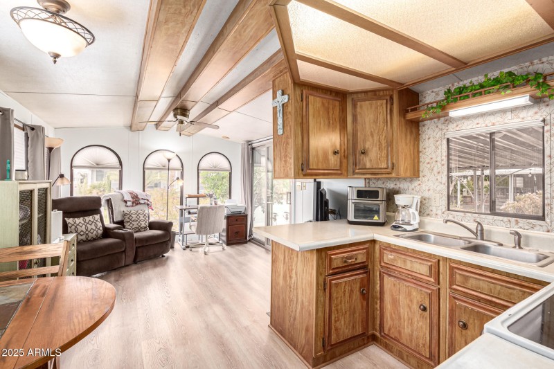 Kitchen + Living Room