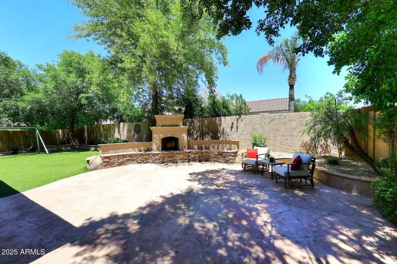 Extended Patio-Fireplace