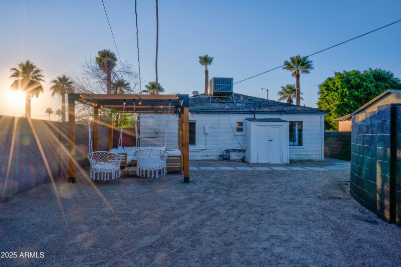 16th Ave Main House Backyard