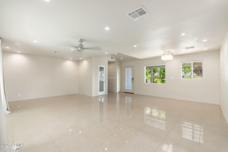 Commercial grade porcelain floors