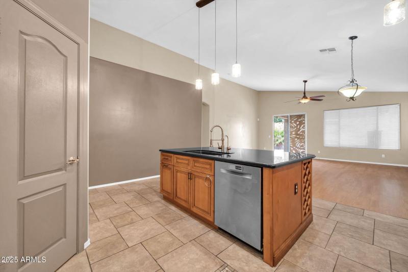 Kitchen Island and Pantry