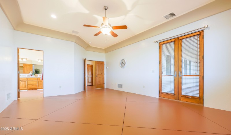 Primary Bedroom with Back Patio Doors