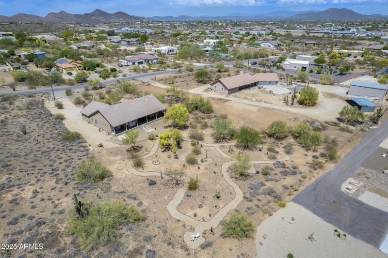 Aerial View of Backyard