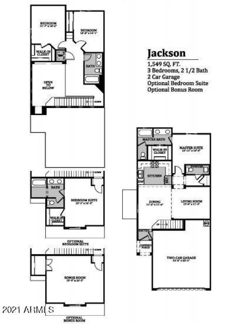 Jackson 3 bed Floorplan