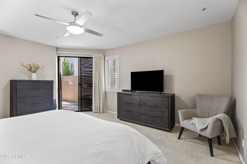 PRIMARY BDRM - SEP. EXIT TO BACKYARD