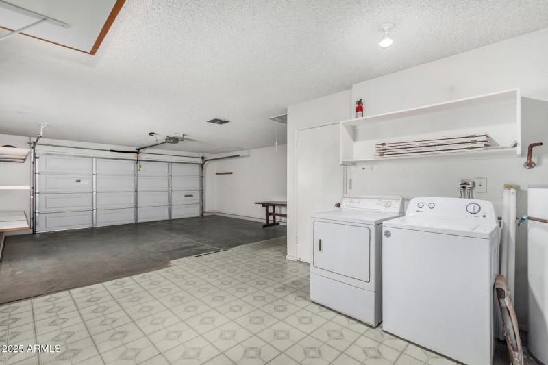 Garage and Laundry Area