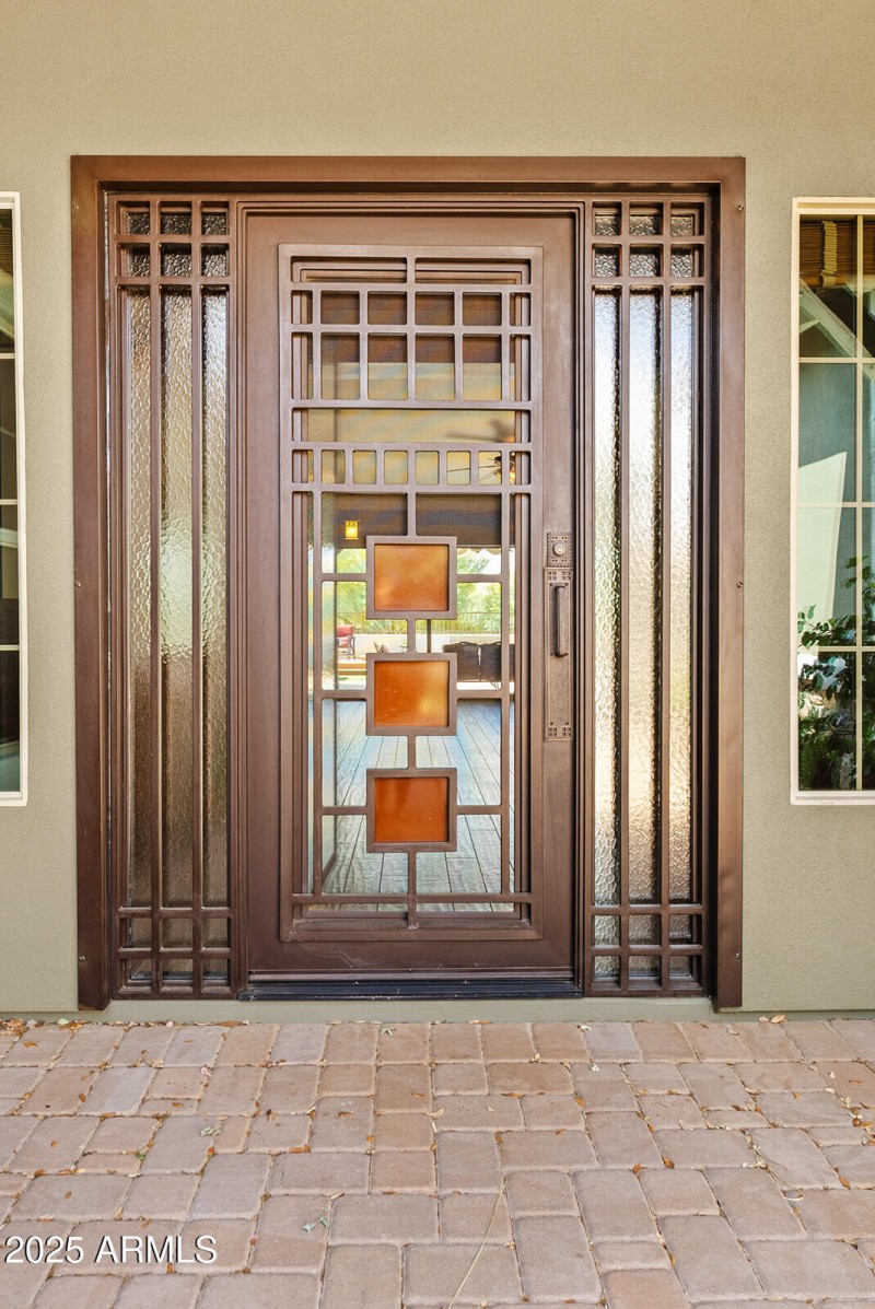 Custom Iron Entry Door