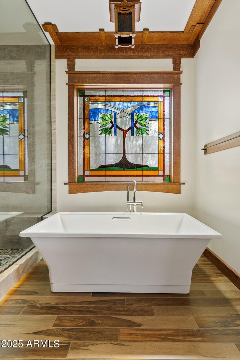 Soaking Tub & Stained Glass Charm