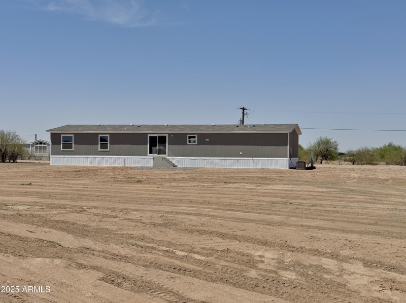 Back of home and yard