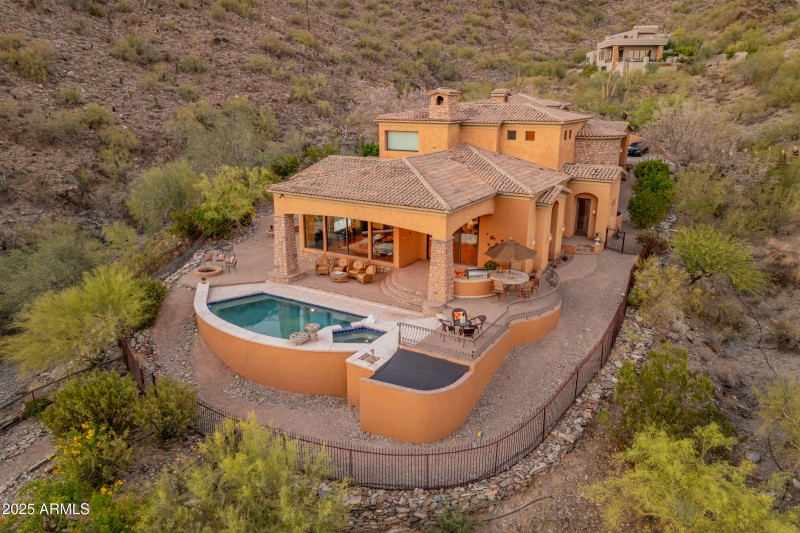 Aerial - back of home